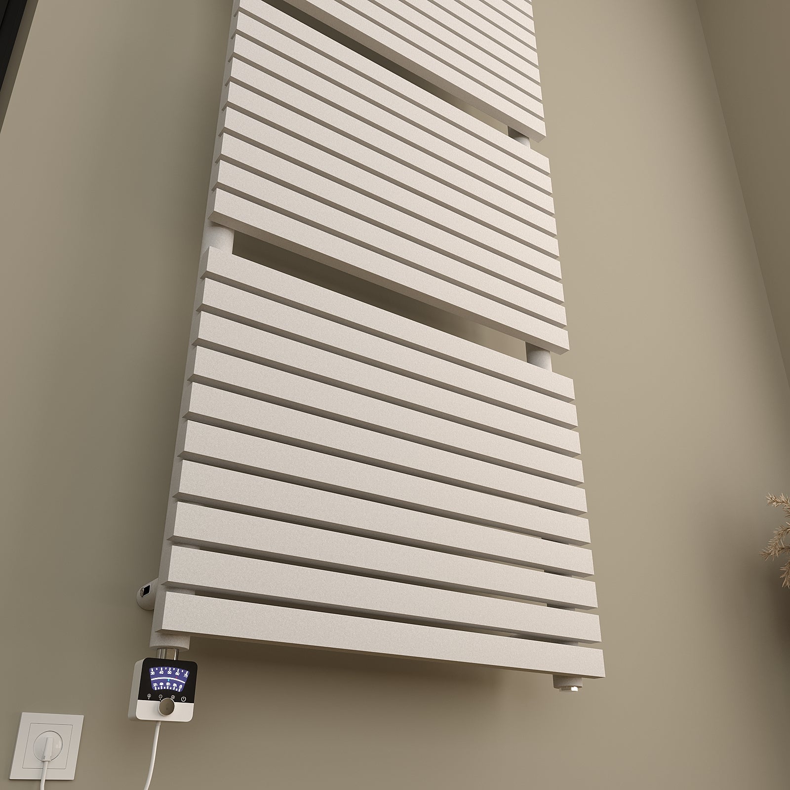 Elektrischer Design-Badheizkörper LAMELLA inkl. Heizstab