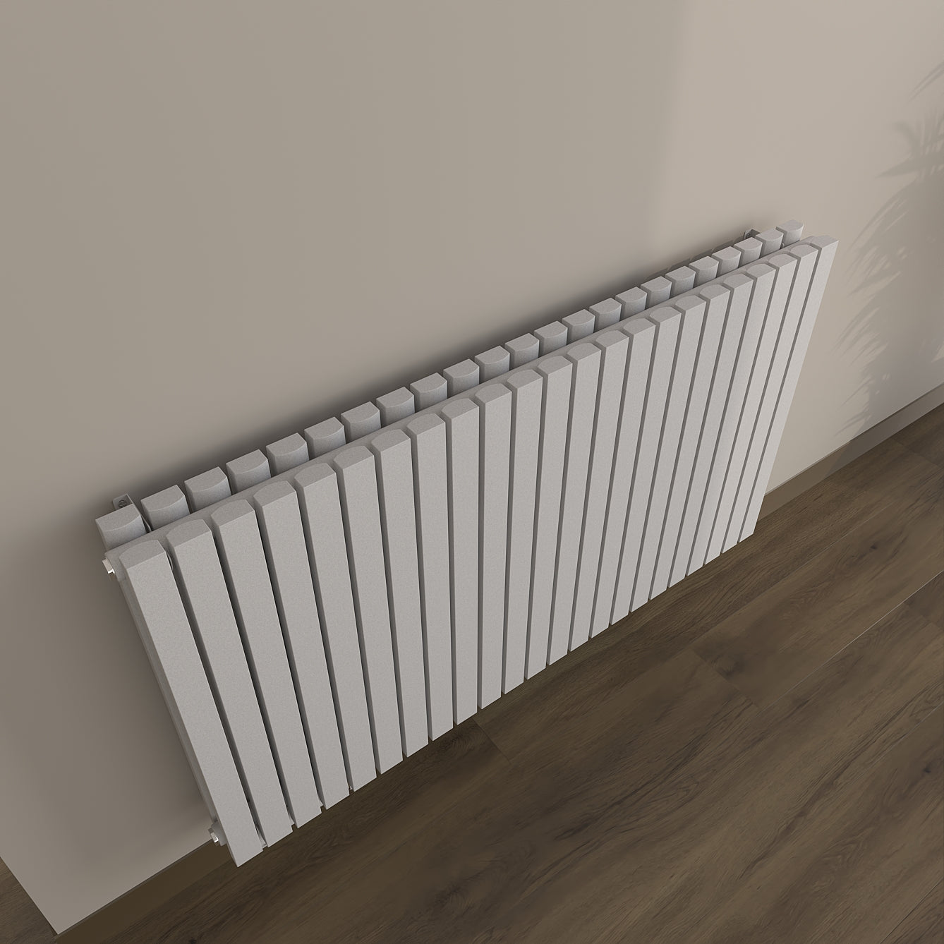 Design-Paneelheizkörper horizontal NOVALIS, doppellagig mit Seitenanschluss