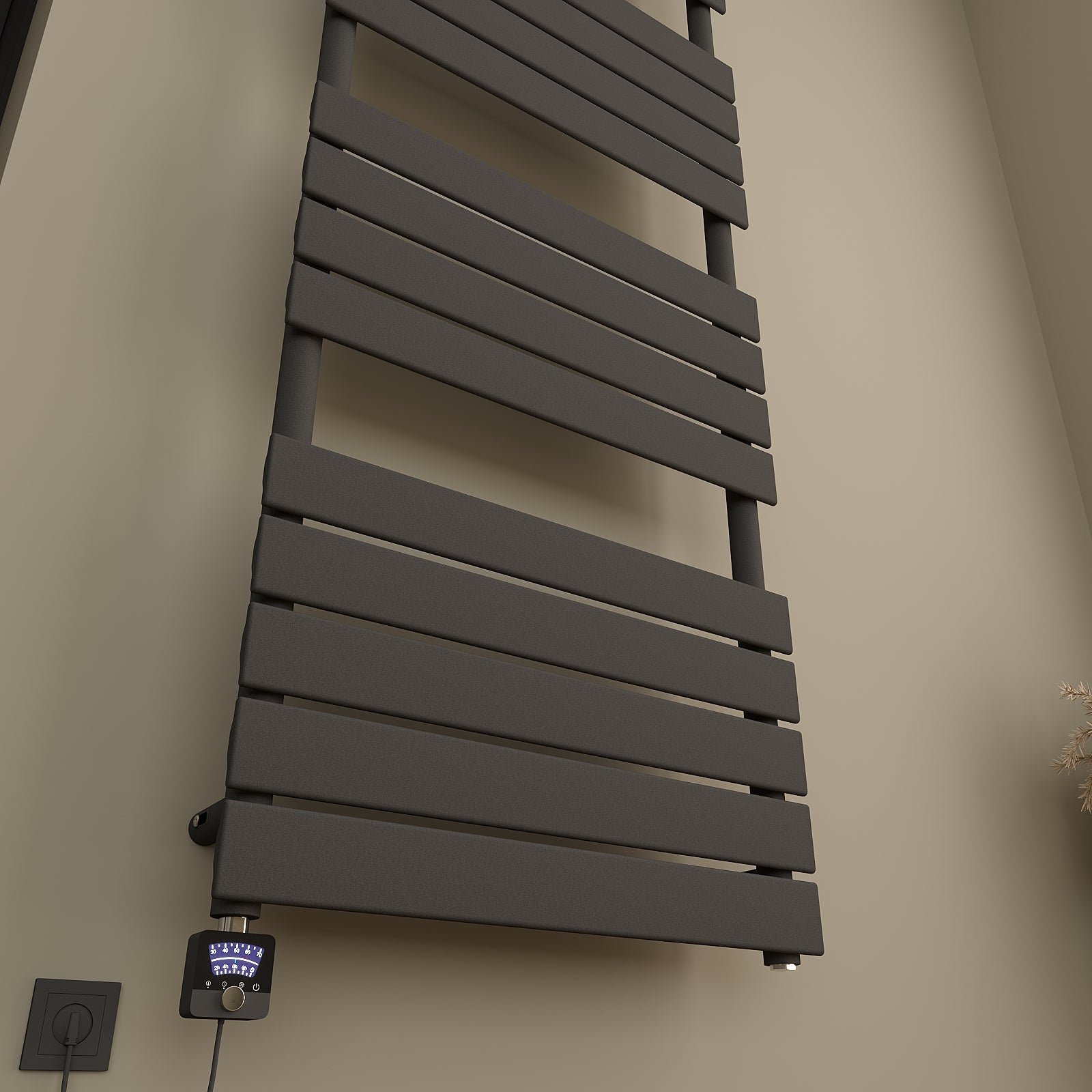 Elektrischer Design-Handtuchheizkörper PLANIS inkl. Heizstab